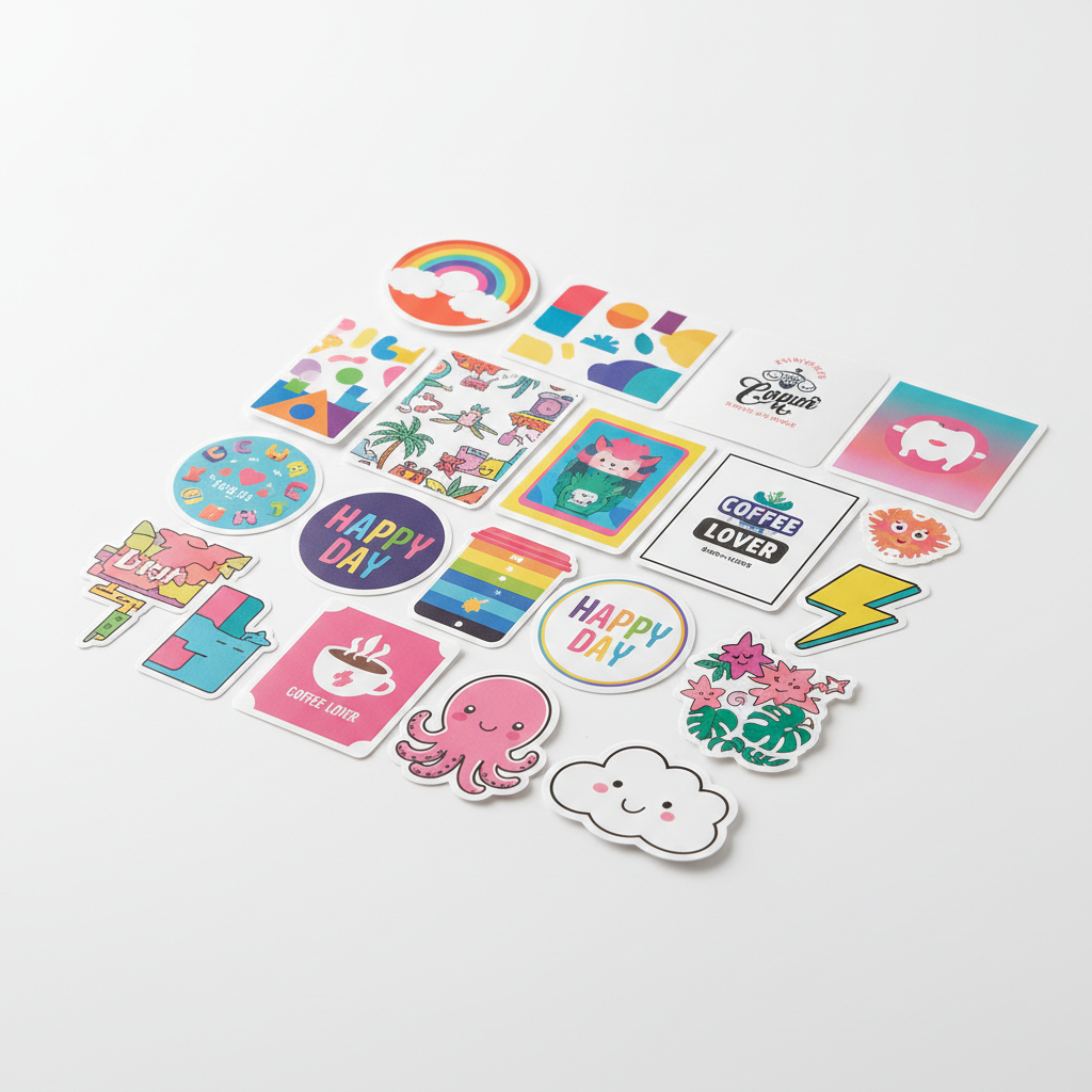 Печать стикеров и наклеек